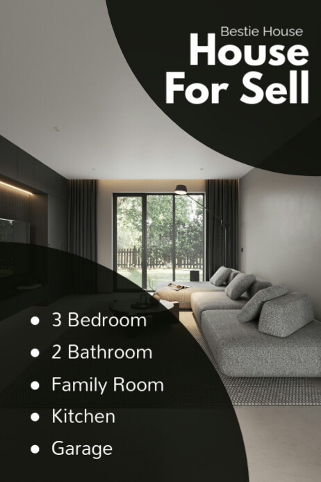 Copy of Black Professional Real Estate Poster | PosterMyWall