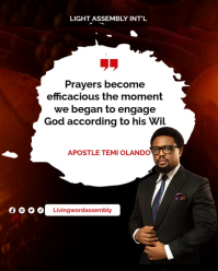 Black Professional Religious Inspiration Instagram Portrait Video template