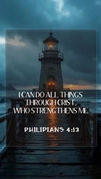 Black Professional Religious Verse Facebook Story template