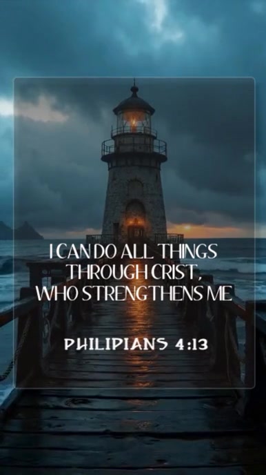 Black Professional Religious Verse Facebook Story Template | PosterMyWall