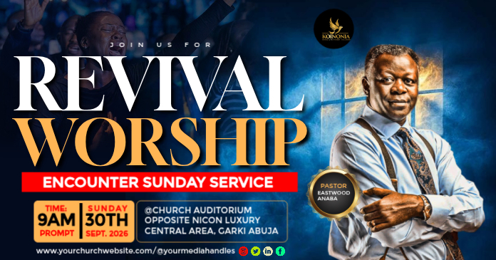 Revival Worship Service Template | PosterMyWall