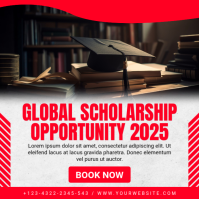 Black Professional Scholarship Instagram Post template