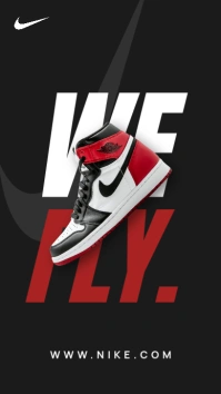 Black Professional Shoe Sale Ads Instagram Story template