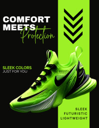 Black Professional Shoe Sale Flyer (us Letter) template