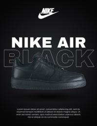 Black Professional Shoe Sale Flyer (us Letter) template