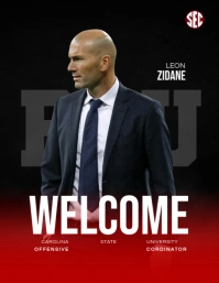 Black Professional Sport Gameday Flyer (us Letter) template