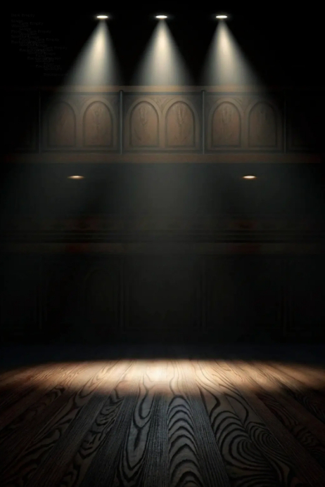 Black Stage Spotlight Posters Template | PosterMyWall