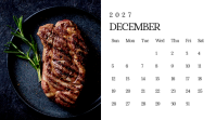Nero Steakhouse Calendar 演示(16:9) Template - Page 13