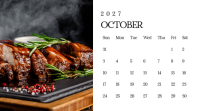 Nero Steakhouse Calendar 演示(16:9) Template - Page 11