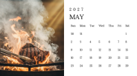 Nero Steakhouse Calendar 演示(16:9) Template - Page 6