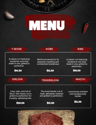 Black Steakhouse Promotion Flyer Template - Page 2