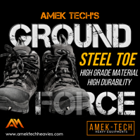 Black Professional Steel Toe Boots Instagram Post template