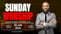 Noir Sunday Worship Event YouTube Thumbnail Template