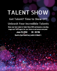 Black Professional Talent Award Show Instagram Portrait template