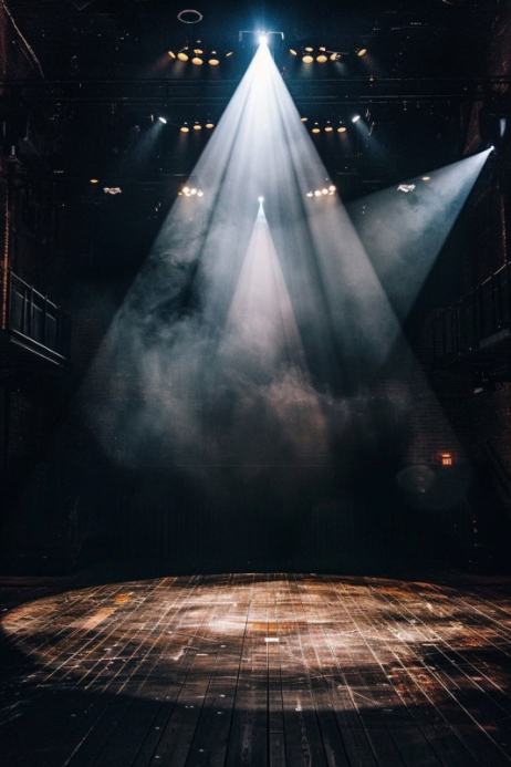 Black Professional Theater Stage Poster Template | PosterMyWall