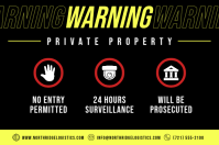 Hitam Warning Sign Etiqueta Template - Page 2