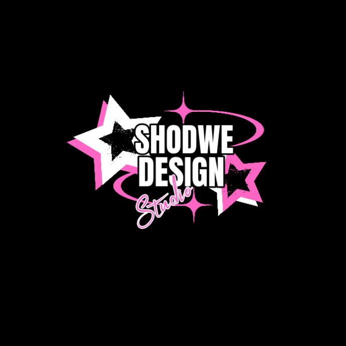 Black Professional White Y2k Classic Streetwear Star Logo Logo template