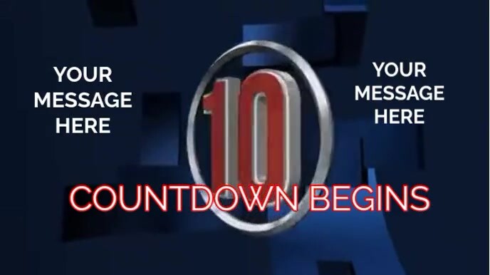 Copy of Black Professional Youtube Countdown Intros Digital Display (16 ...