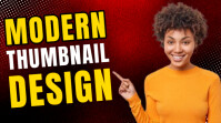 Black Professional Youtube Thumbnail template