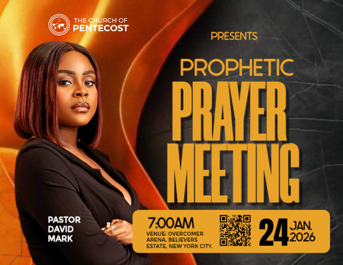 Prophetic Prayer Meeting Flyers Template | PosterMyWall