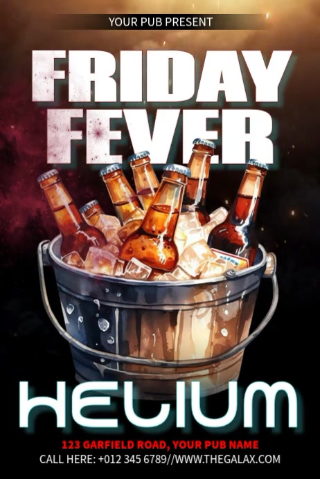 Copy of Black Pub Event Poster Video | PosterMyWall