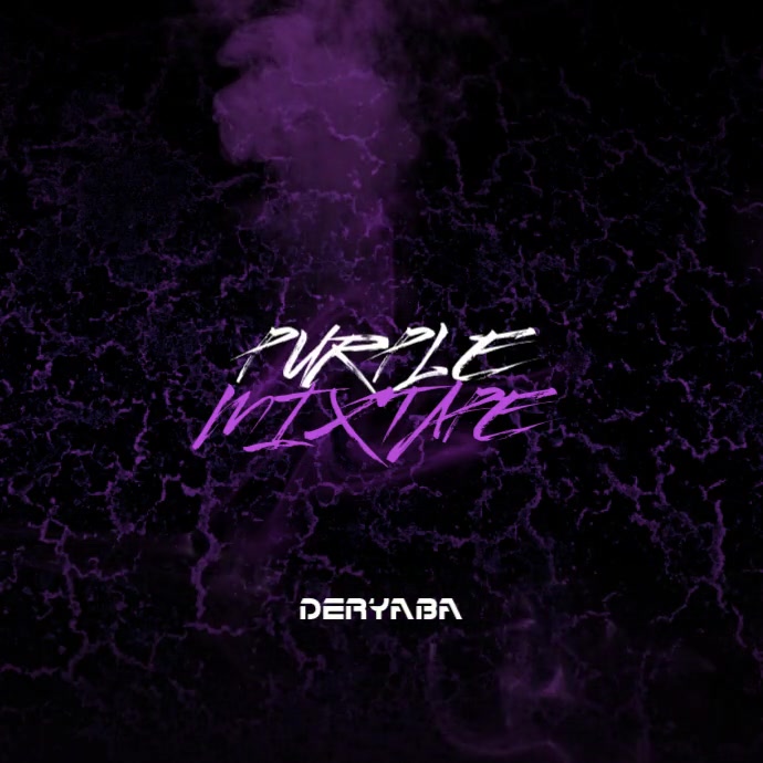 Black Purple Smoke Rap Trap Album Cover Maker Template | PosterMyWall