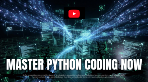 สีดำ Python Coding YouTube 缩略图 Template