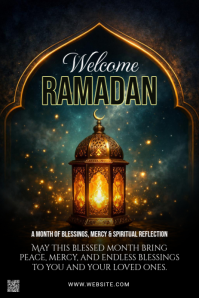 黑色 Ramadan Grafica Pinterest Template