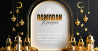 Black Ramadan Wish Facebook Ad template