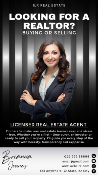 Black Real Estate Agent Instagram Story template