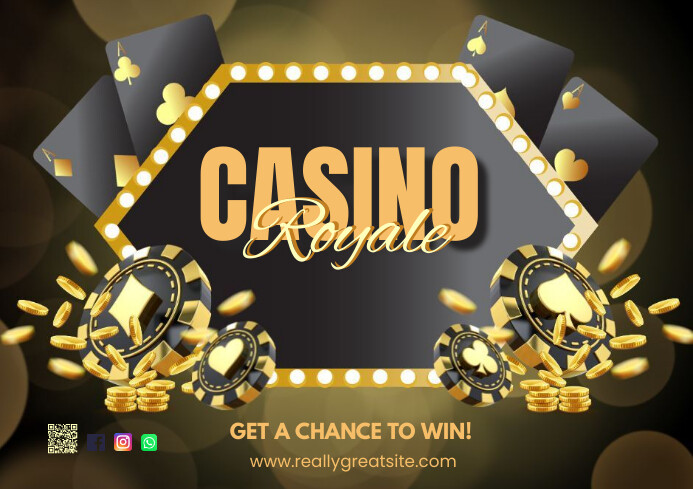Plantilla de BLACK RED GOLD CASINO NIGHT | PosterMyWall