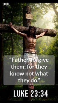Sort Religious Quote Digitale Vertoning Template