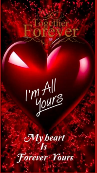 Black Romantic Love Instagram Reel Video template