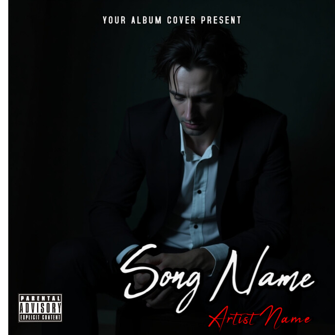 Black Sad Song  Album Cover 专辑封面 template