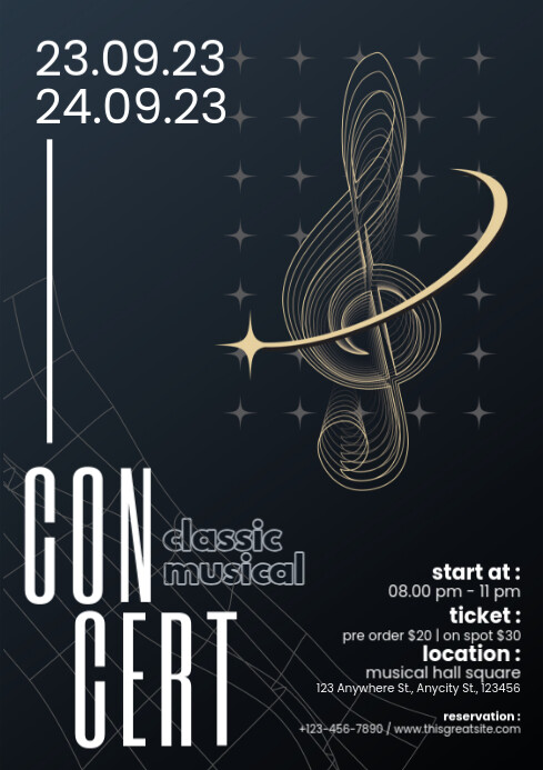 Concert Preview Examples Concert Poster Design Ideas