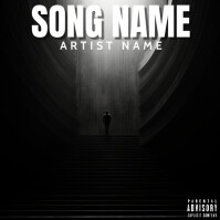 Black Song Name Song Cover Album Cover template