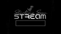 Black Stream Overlay Starting Soon template
