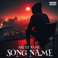 Black  Sunset Mixtape Album Cover  Album Cover template