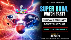 Sort Super Bowl Watch Party Display digitale Template