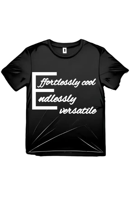 POSTER T-SHIRT / BLK