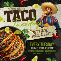 Black Taco Instagram Post template