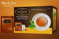 Premium Black Tea Ads Template | PosterMyWall