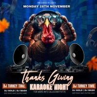 Black Thanksgivng Instagram Post template