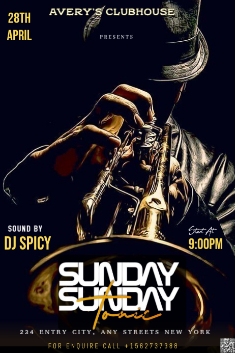 Black This Flyer Design Shifts Toward A Soulful, High-energy Jazz Or ...