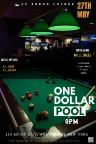 สีดำ Pool Night Event Imagem do Pinterest Template