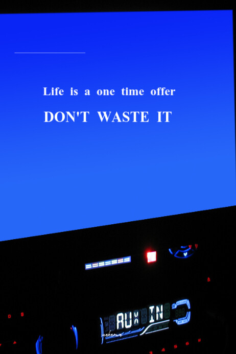 Black Time Poster template
