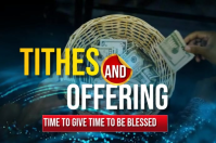Black Tithes & Offering  Poster Iphosta template