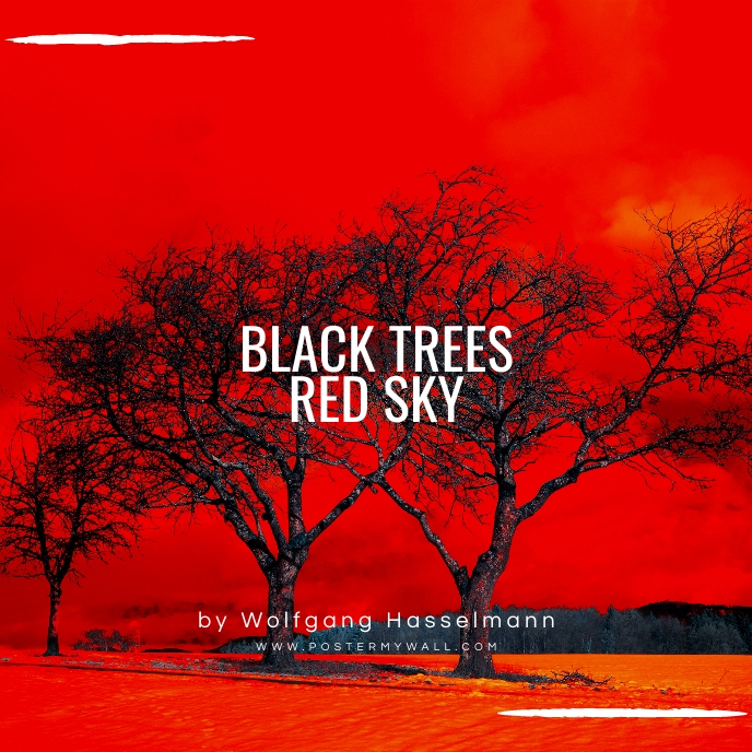 Modele Arbre Noir Ciel Rouge Album Pochette Cd Musique Postermywall Modele Arbre Noir Ciel Rouge Album Pochette Cd Musique Postermywall