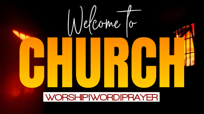 Church Welcome Template | PosterMyWall