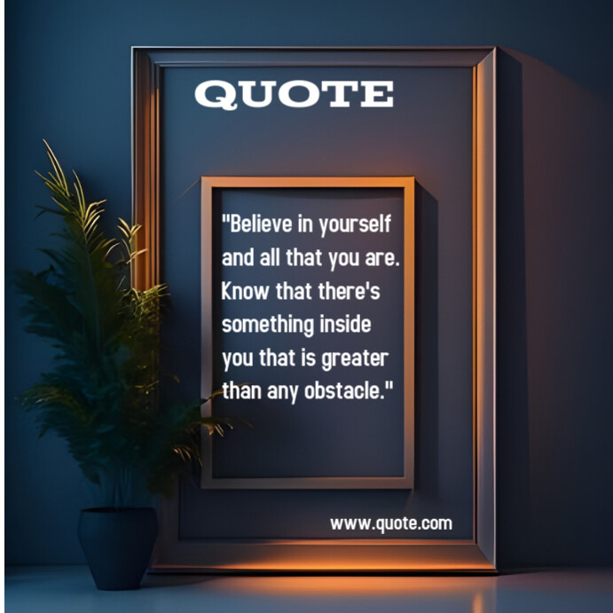 Black Typographic Daily Quote, Customizable  Instagram Post template